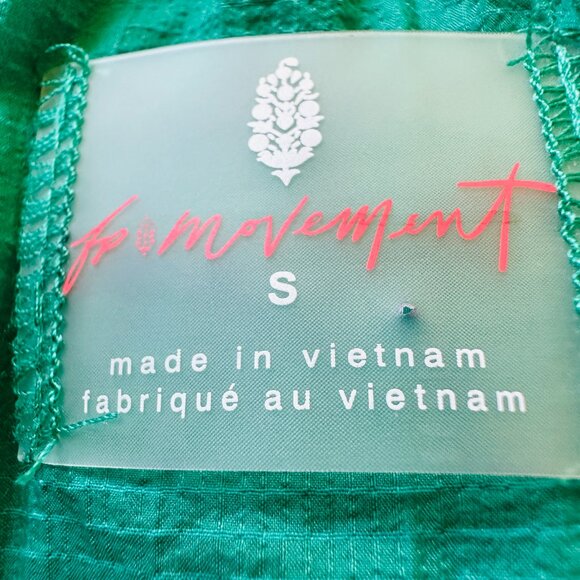 Free People Movement Great Escape Run Windbreaker Jacket Women's Small Green Run - Picture 13 of 14